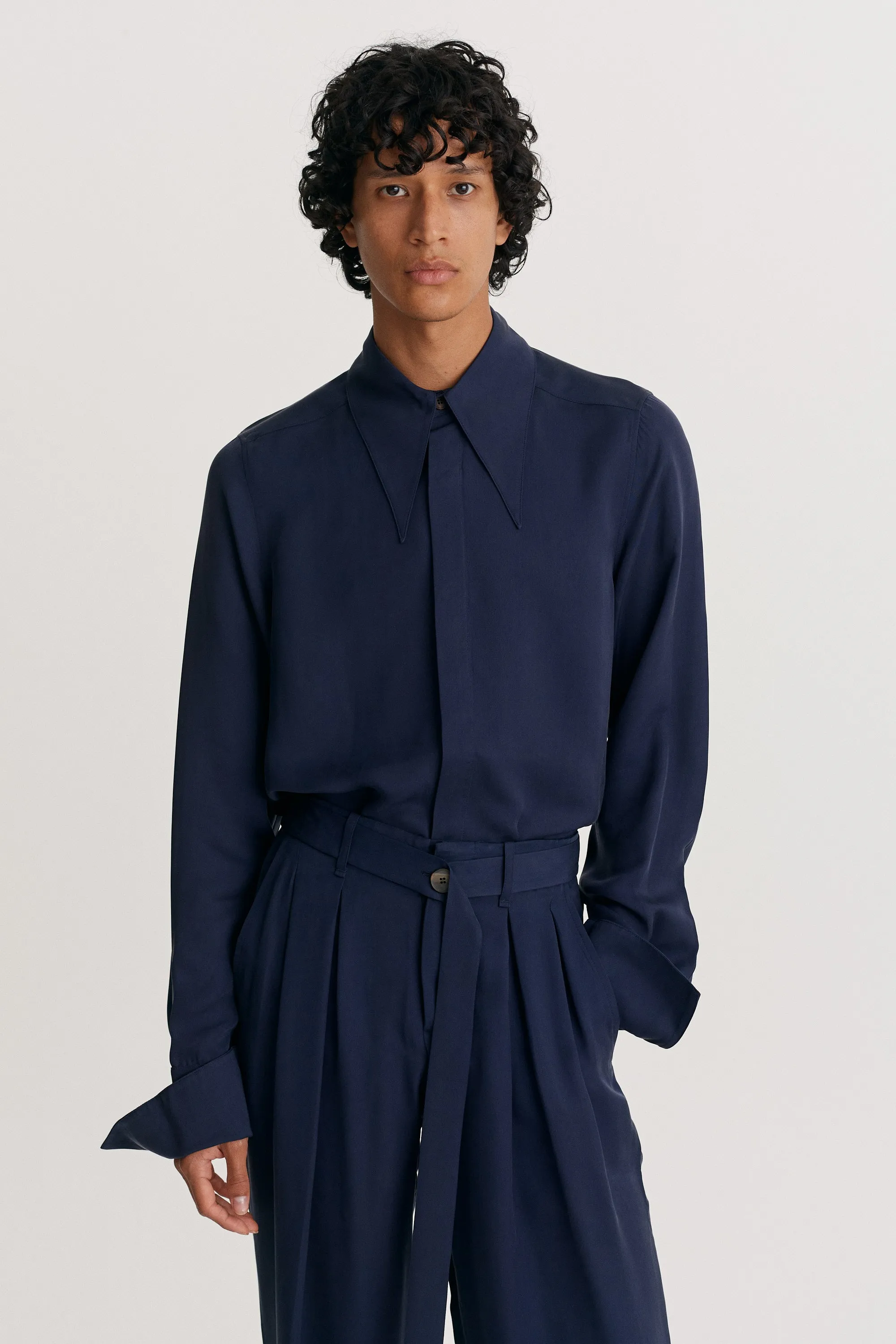 Button Belt Grant Trouser