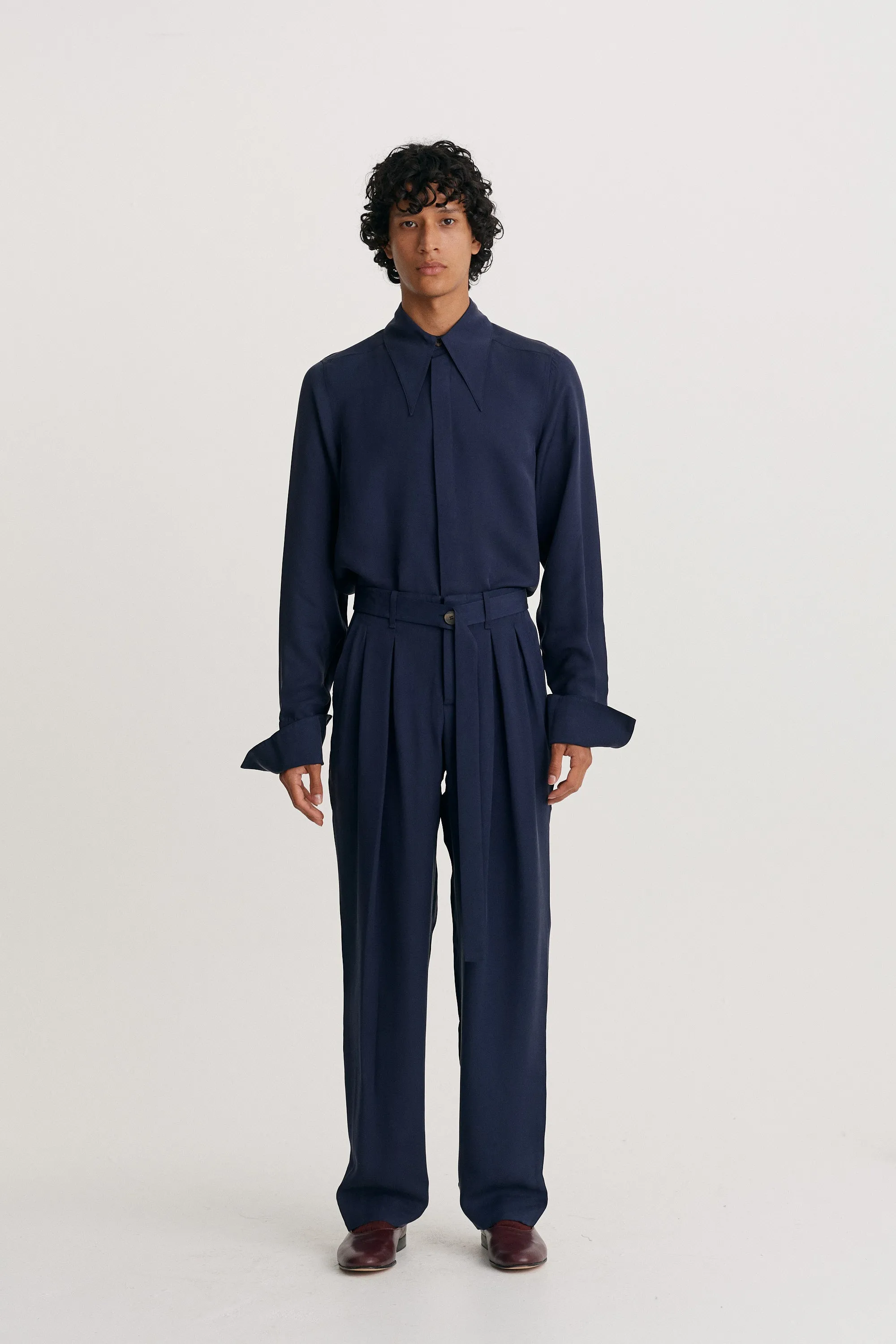 Button Belt Grant Trouser