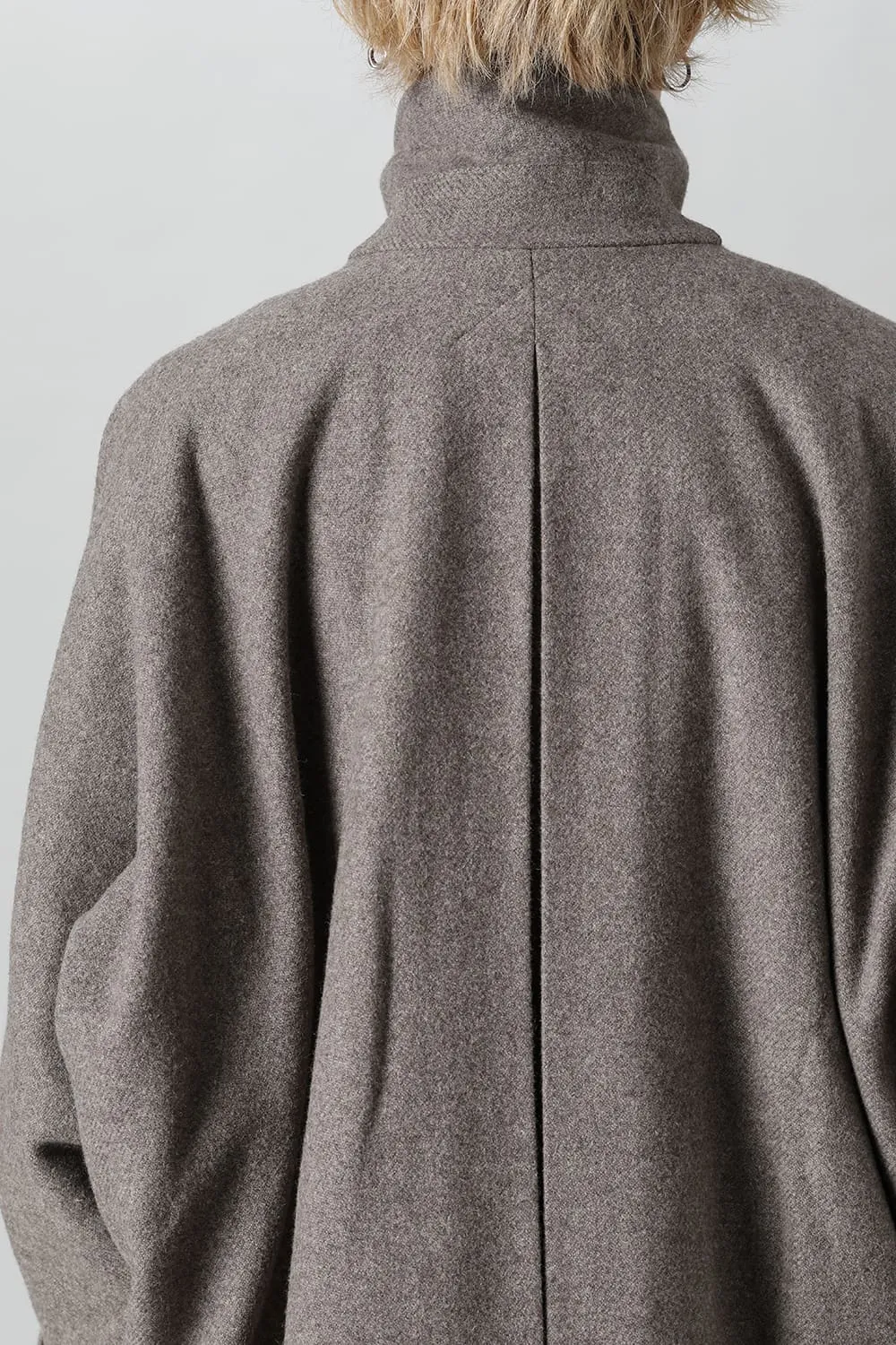 JACKET#46  NATURAL BROWN YAK WOOL