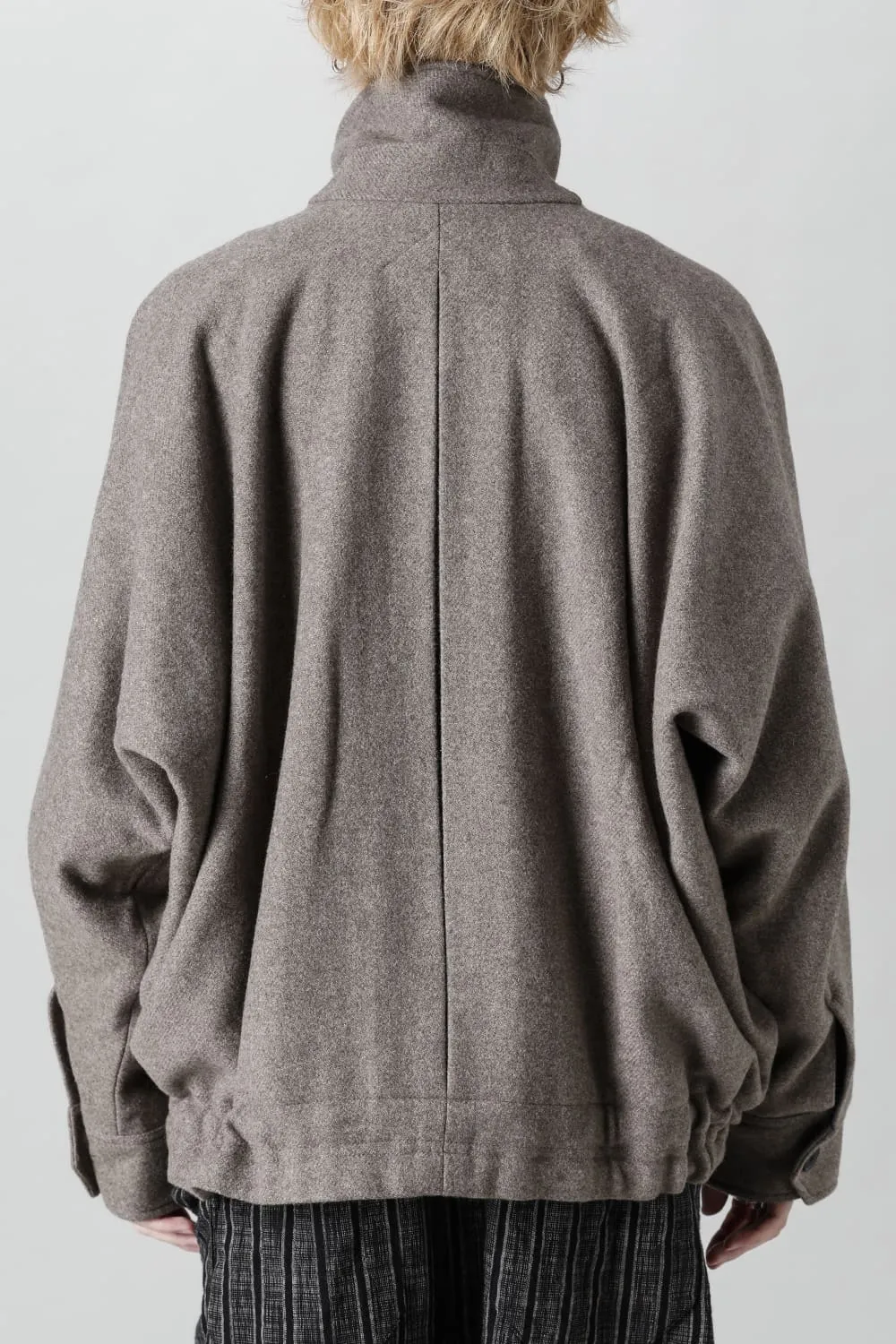 JACKET#46  NATURAL BROWN YAK WOOL