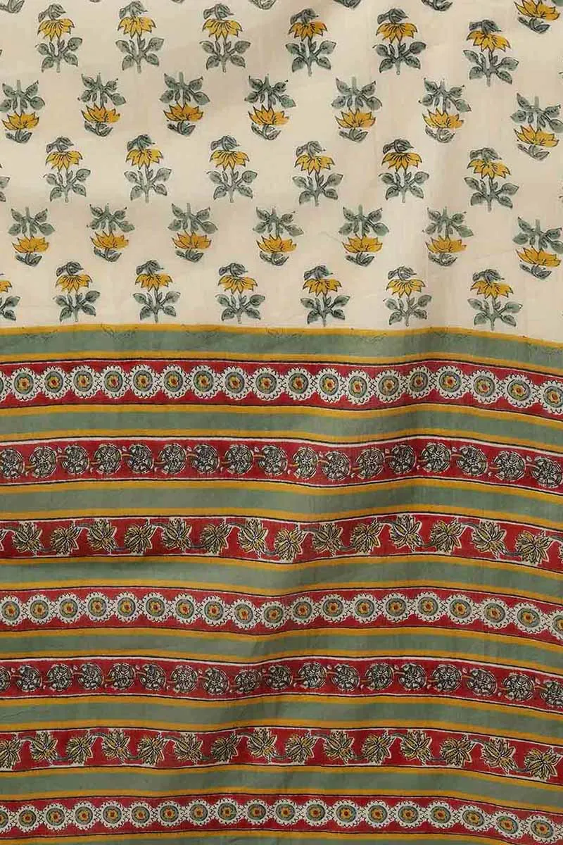 Maroon Pure Cotton Flared Kurta Pant With Dupatta