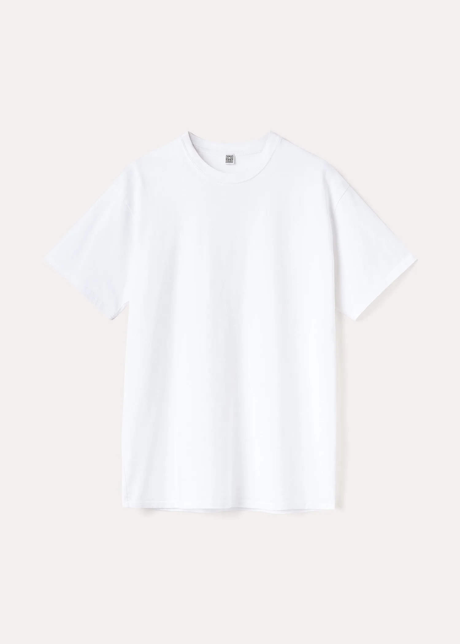 Straight cotton tee off-white